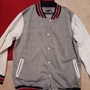 Varsity style sweater